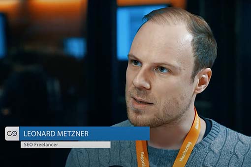 Interview Leonard Metzner beim SEO-Day 2019